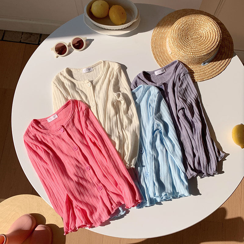 【90-140】リブメロウカーディガン