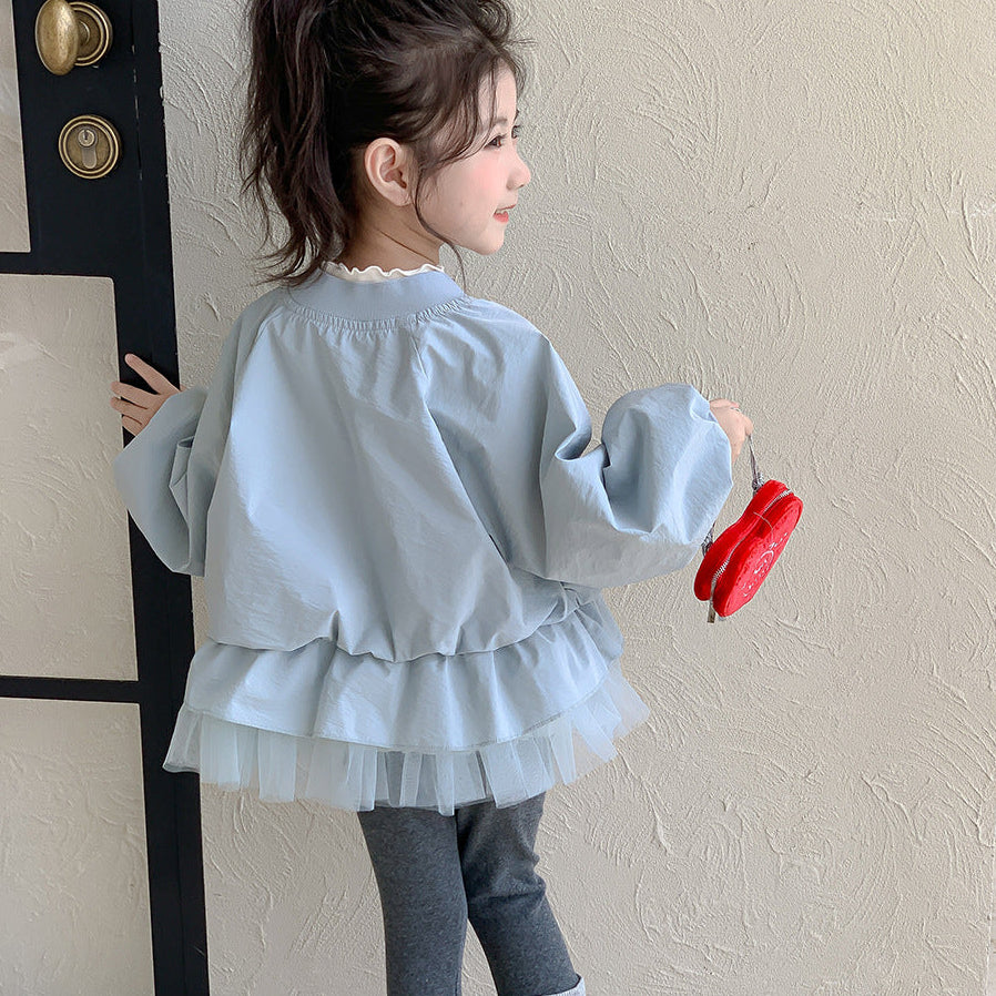 【90-140】ティアードデザインブルゾン