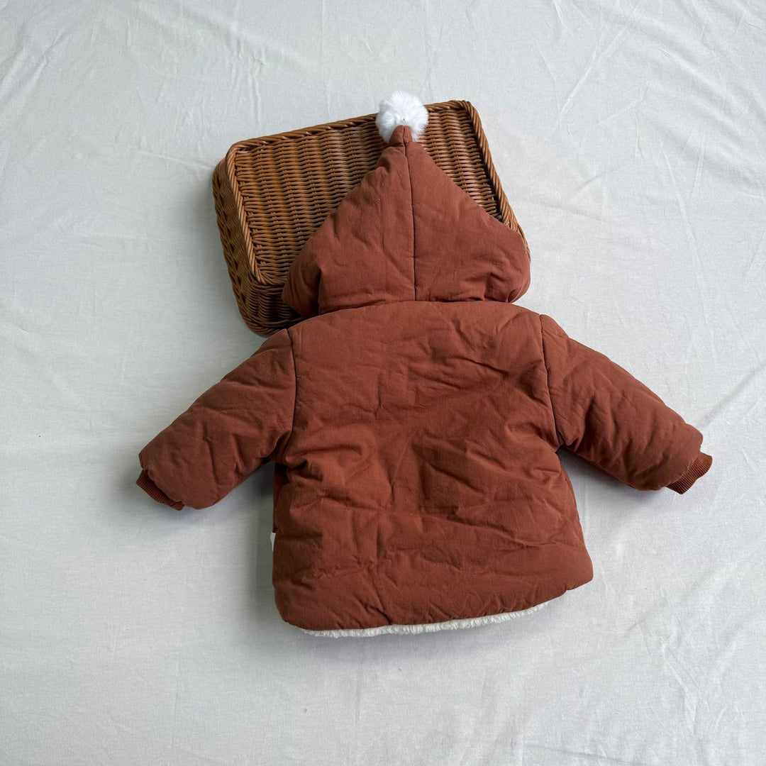 【73-100】フード付き裏ボアジャケット