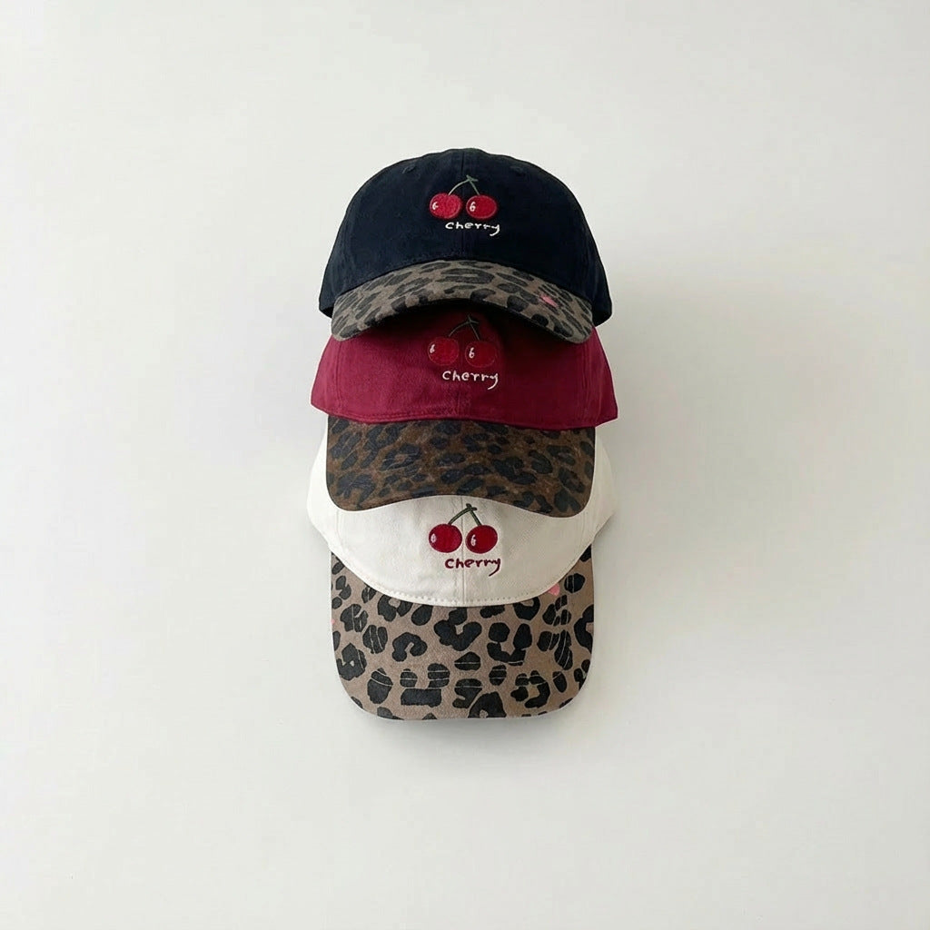 【52-54cm】レオパード柄キャップ