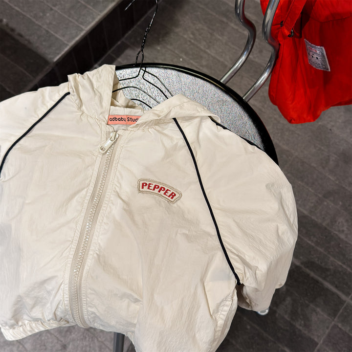 【80-130】ワンポイントウィンドブレーカー