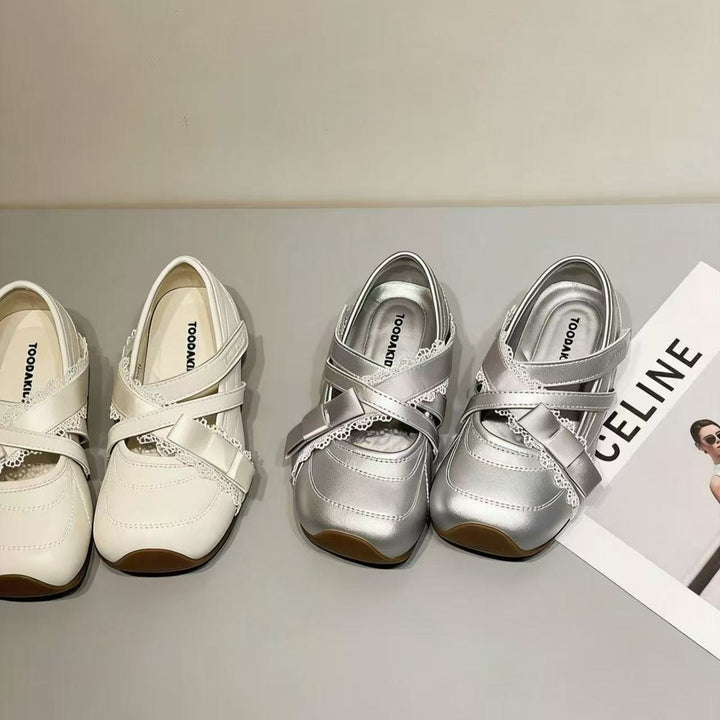 【16.5-22.0】キュートデザインバレエシューズ