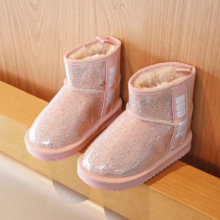 【16.0-22.0】キラキラボアブーツ