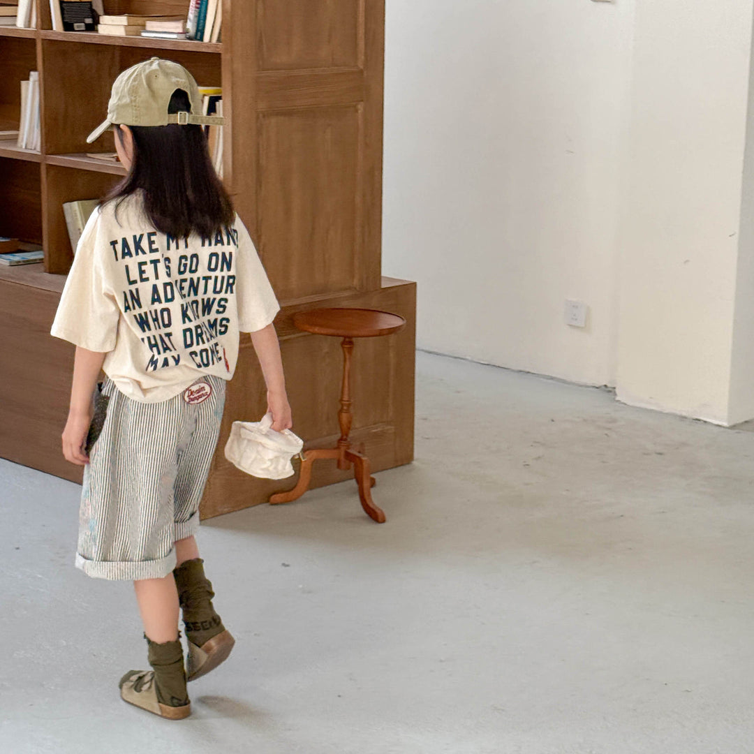 【80-130】ロゴデザインTシャツ