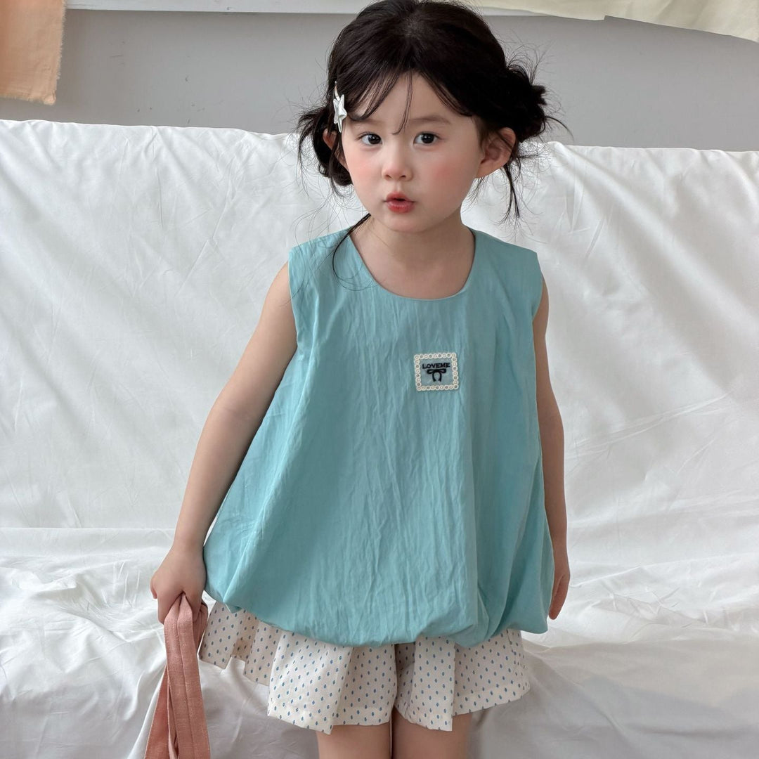 【90-140】裾バルーンノースリーブトップス