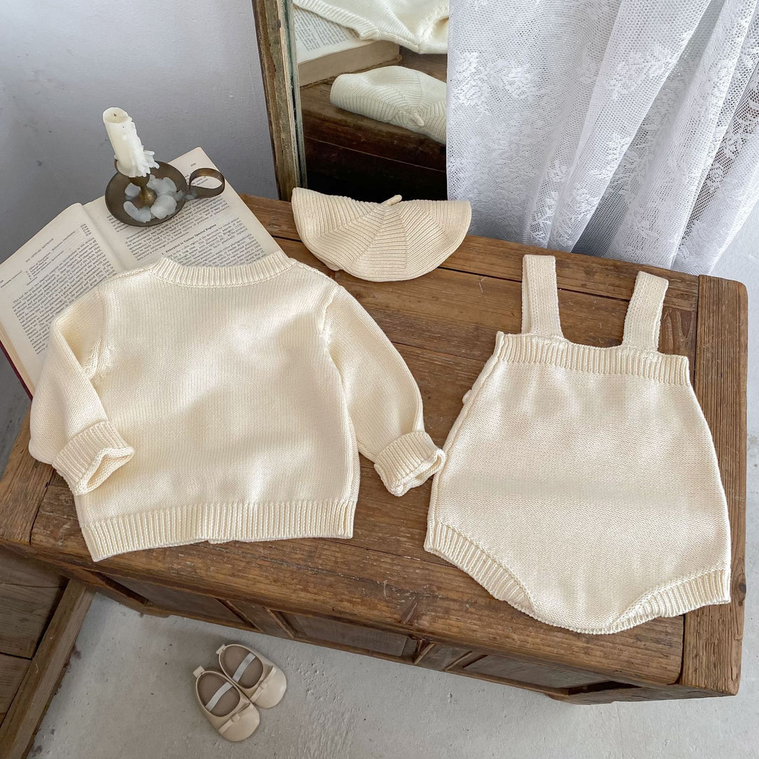 【73-100】ポンポンデザインカーディガン