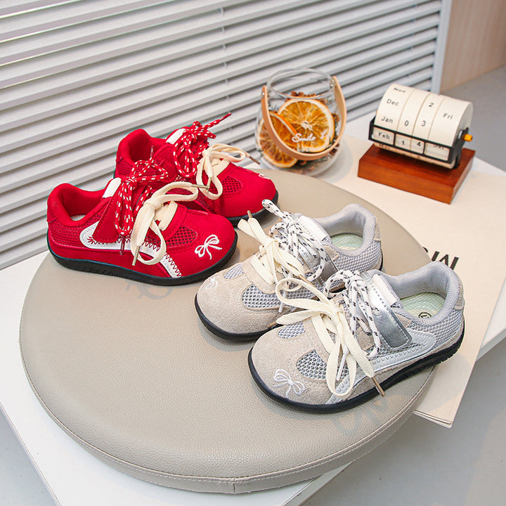 【14.5-22.0】ダブルシューレーススニーカー