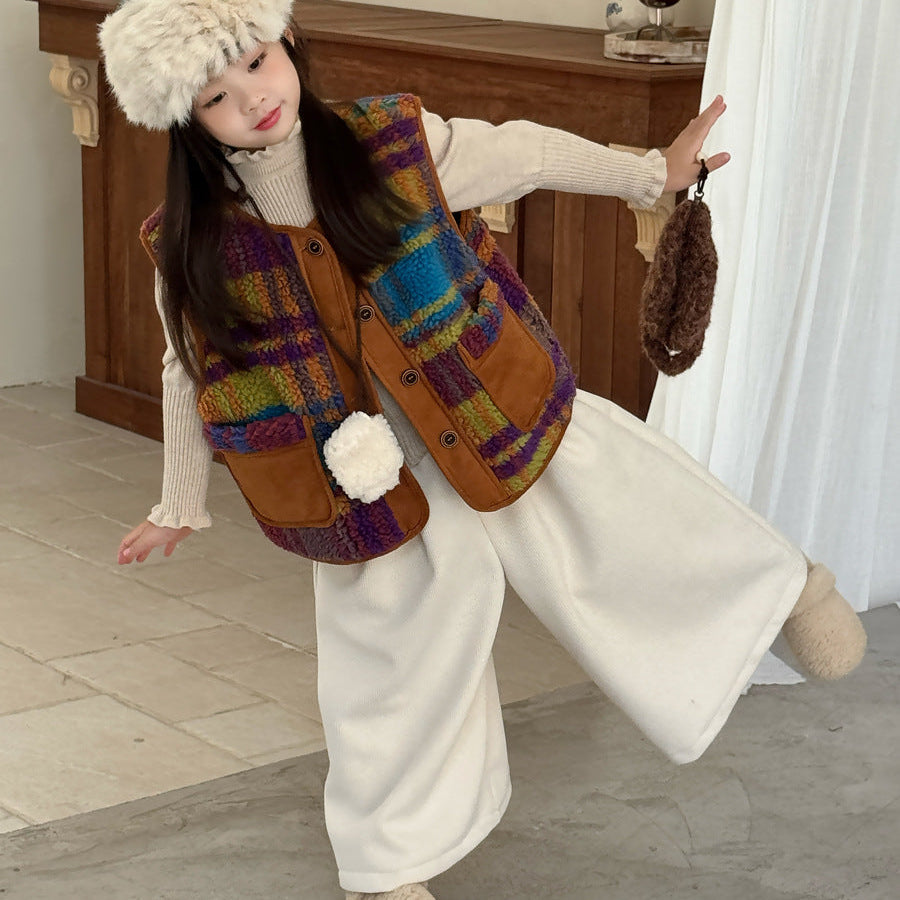 【90-150】パフスリーブハイネックセーター