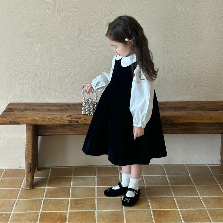 【90-140】フレアノースリーブワンピース