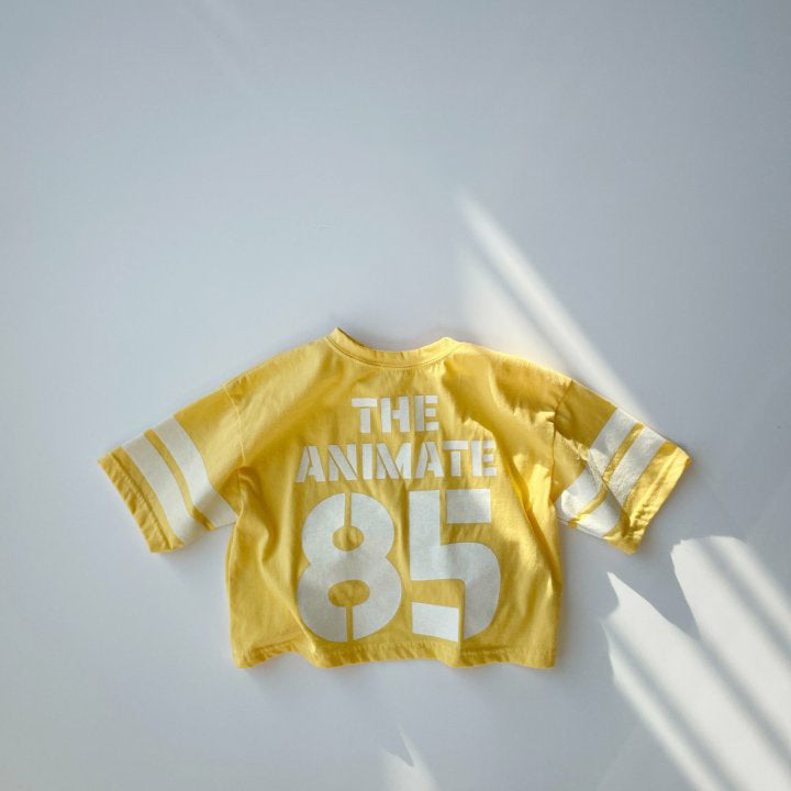 【80-130】フロントプリントカジュアルTシャツ