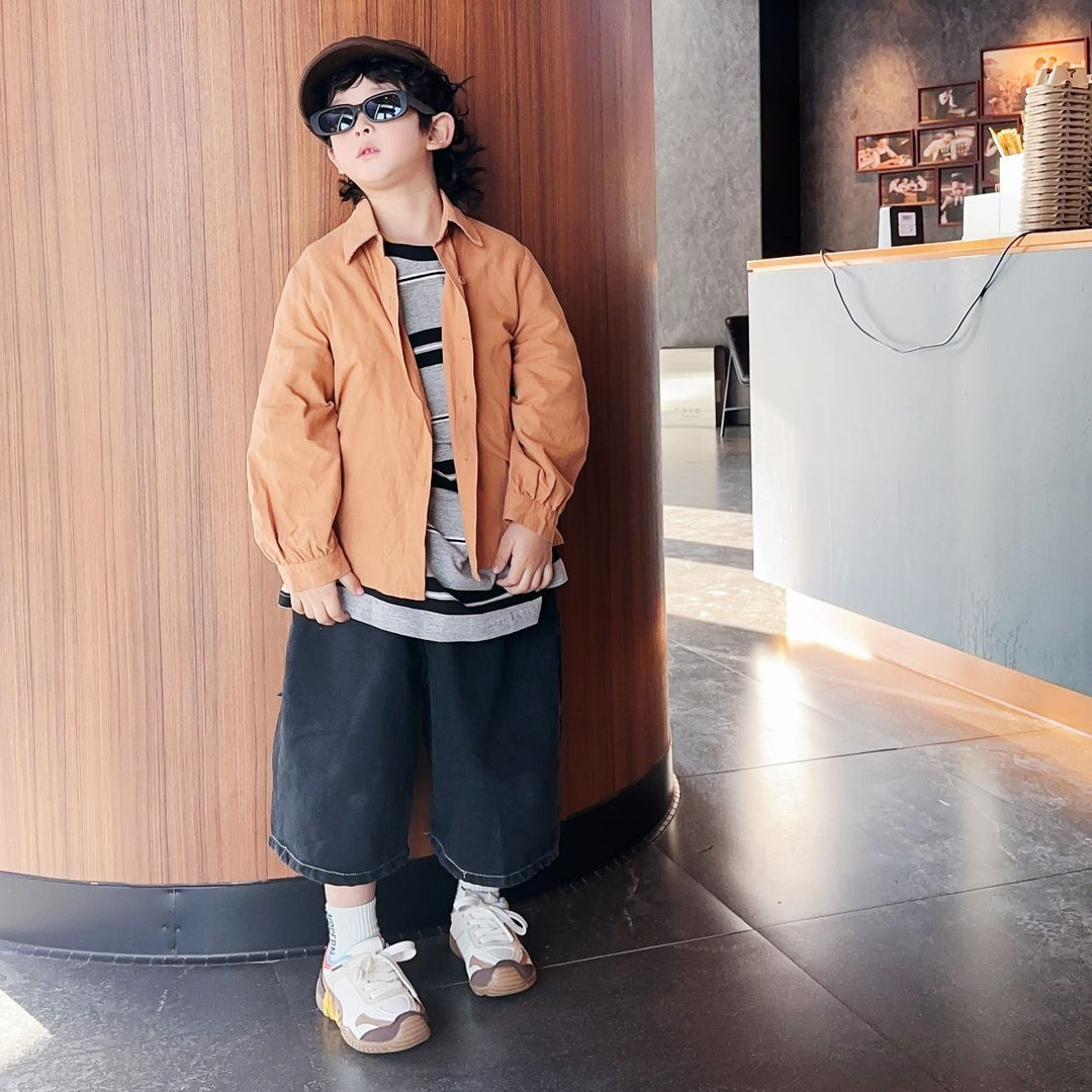 【16.0-22.0】クールデザインメッシュスニーカー