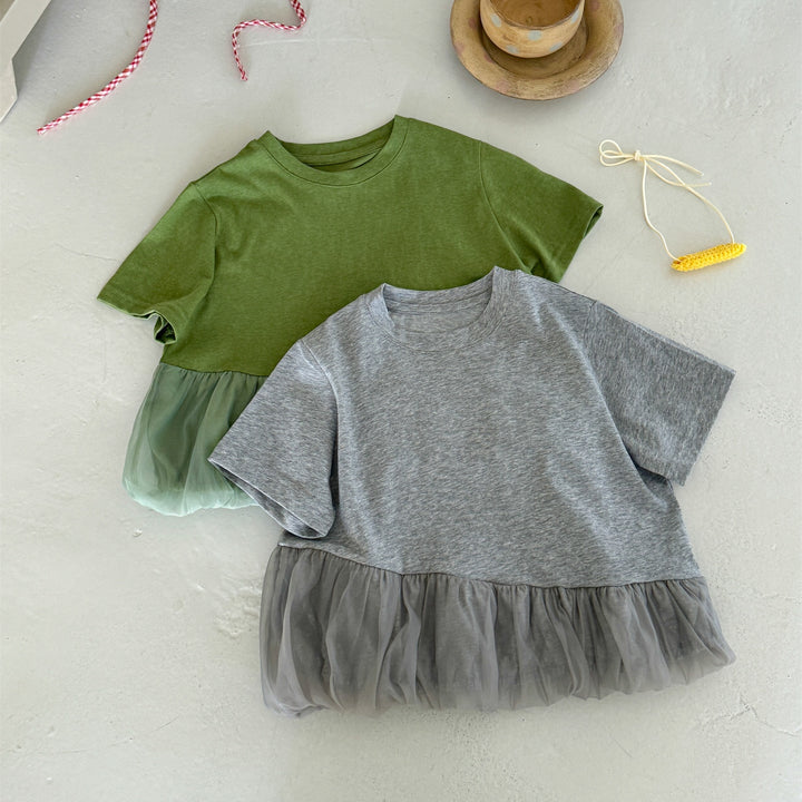 【90-140】裾バルーンTシャツ