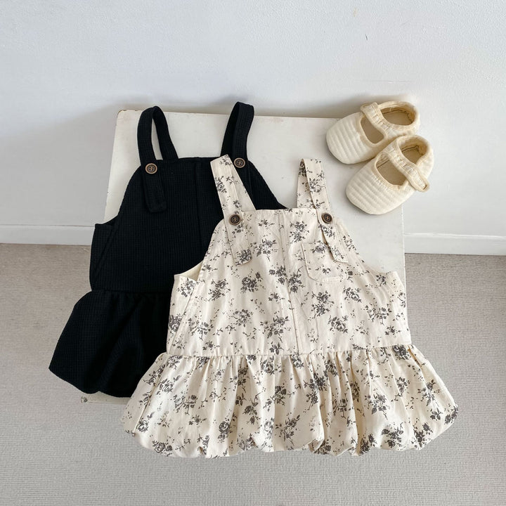 【73-110】裾バルーンサロペットスカート