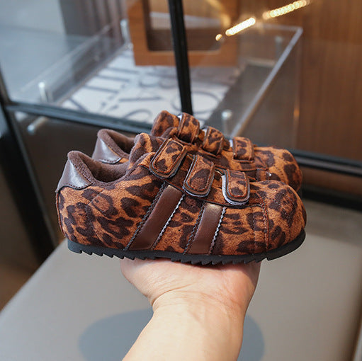 【14.5-20.5】ラインデザインベルクロスニーカー