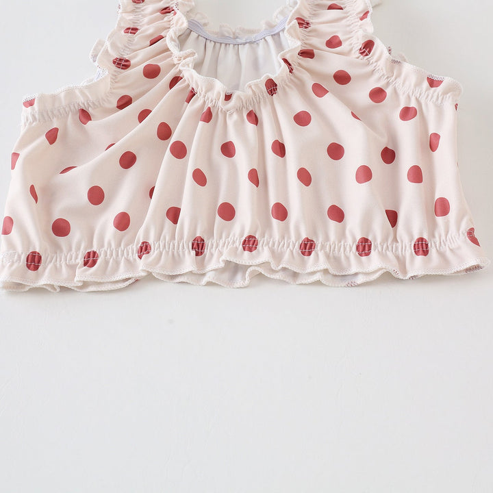 【90-140】シャーリングデザインセパレートスイムウェア