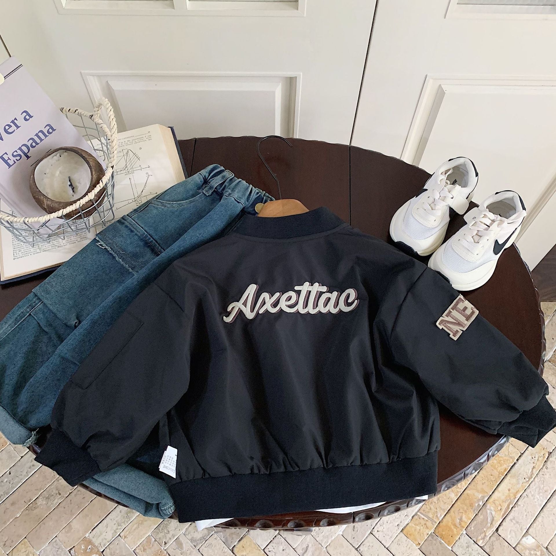 90-140】ワッペンMA-1ジャケット｜ELMO-こども服エルモ- – こども服ELMO