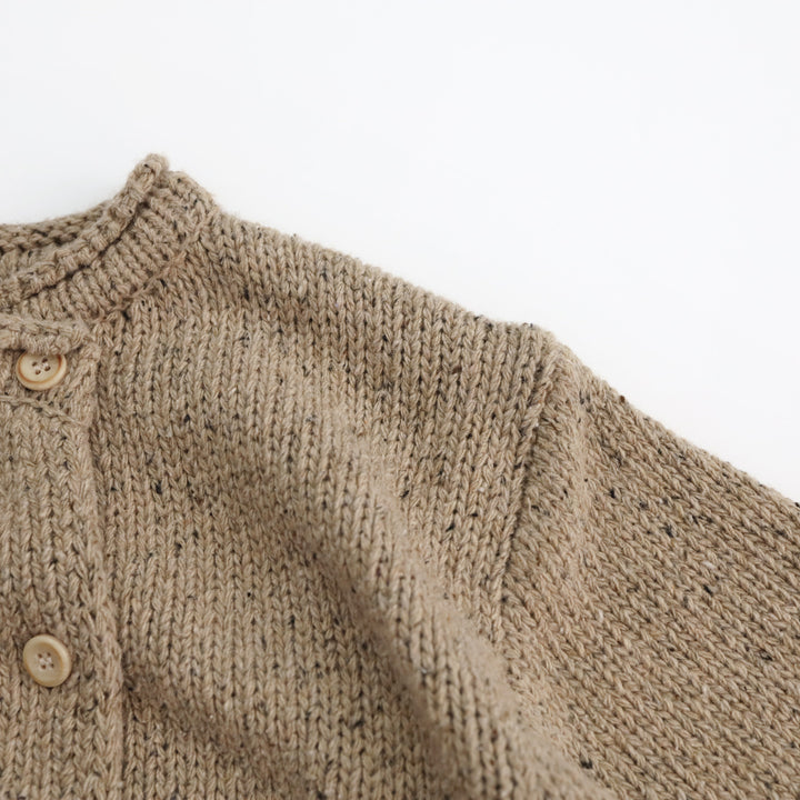 【80-130】ダブルボタンニットカーディガン