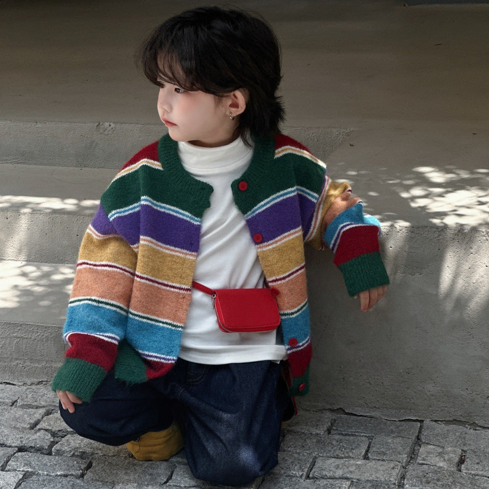 【90-150】裾折り返しストレートワイドデニム