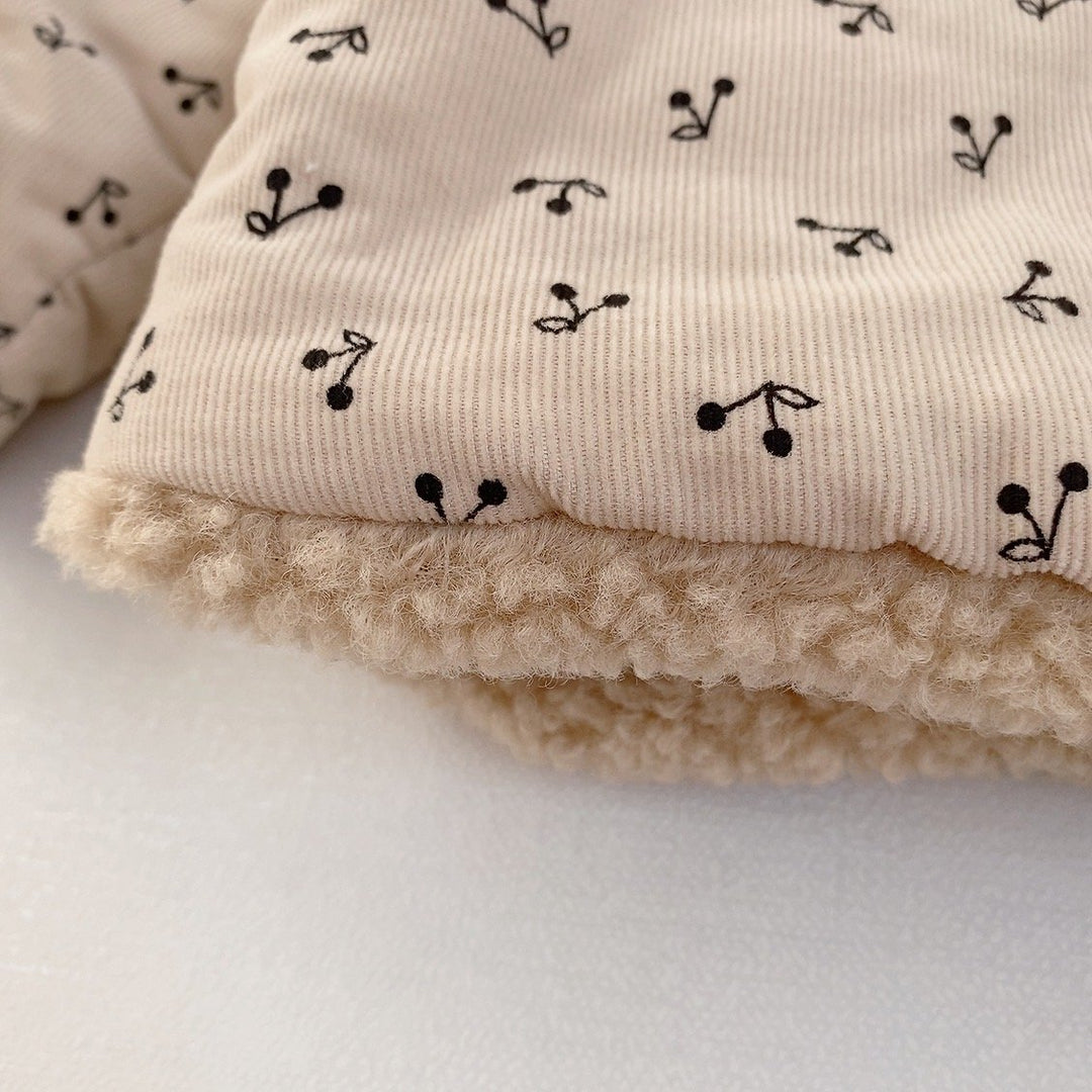 【73-100】パターンプリントフーディーアウター