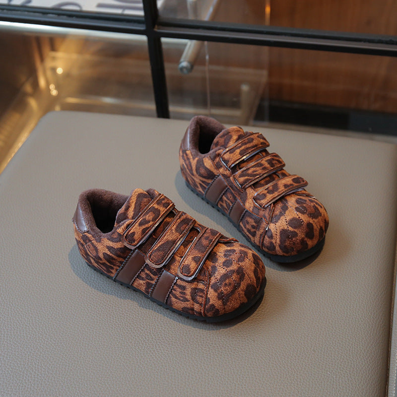 【14.5-20.5】ラインデザインベルクロスニーカー