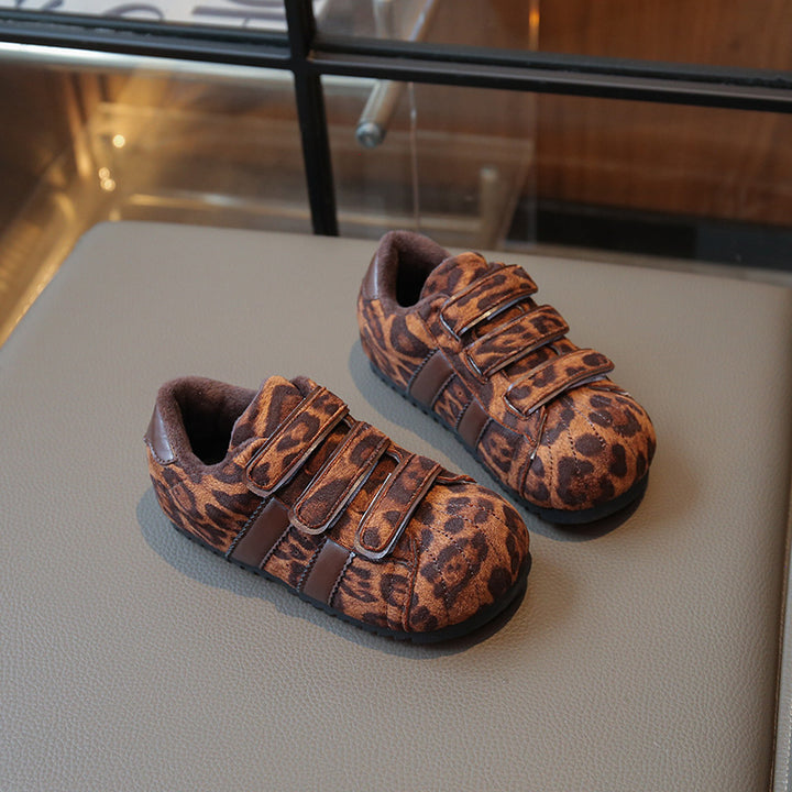 【14.5-20.5】ラインデザインベルクロスニーカー