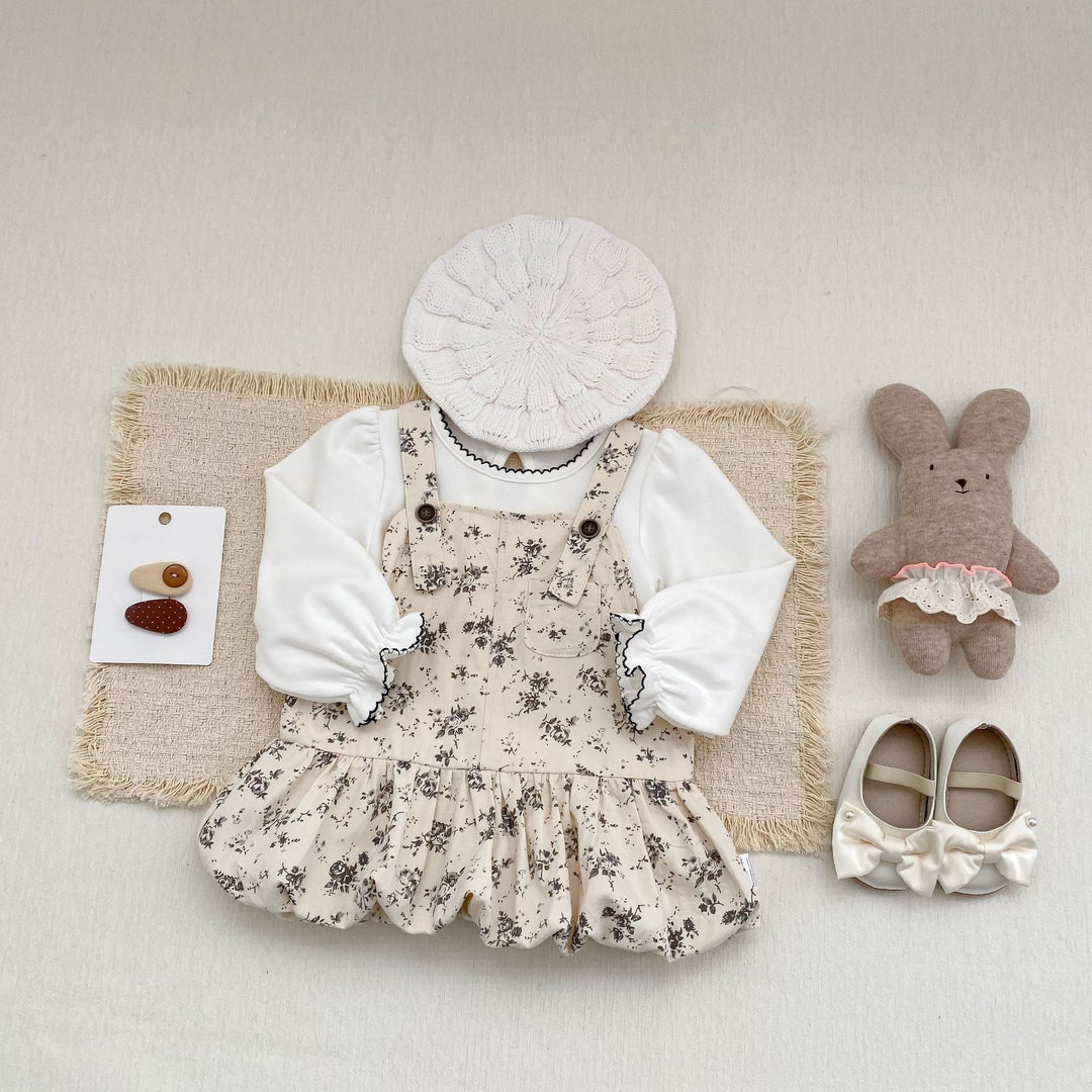 【73-110】裾バルーンサロペットスカート