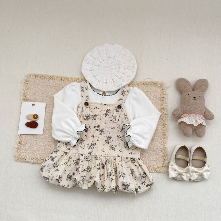 【73-110】裾バルーンサロペットスカート