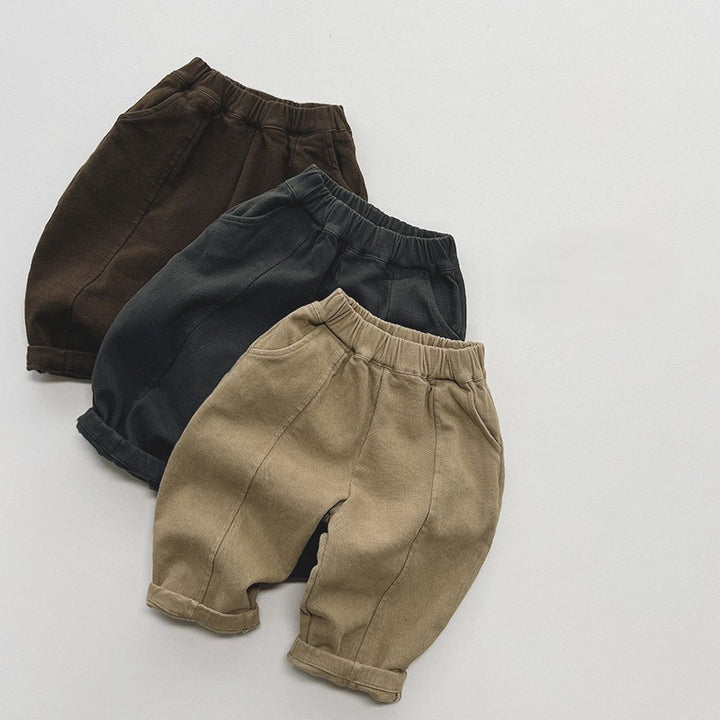 【80-130】カジュアルロングパンツ