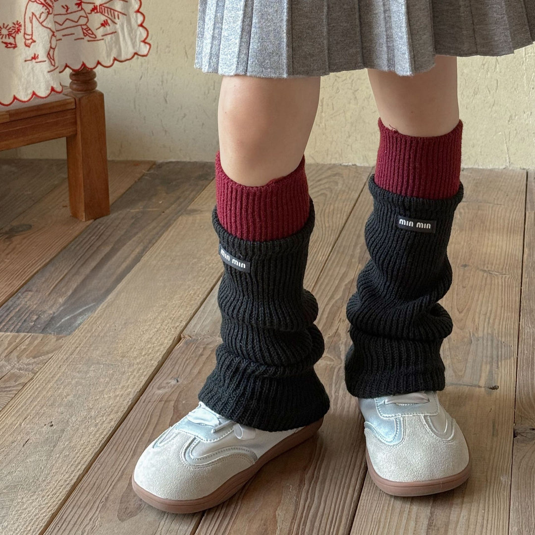 レイヤード風レッグウォーマー