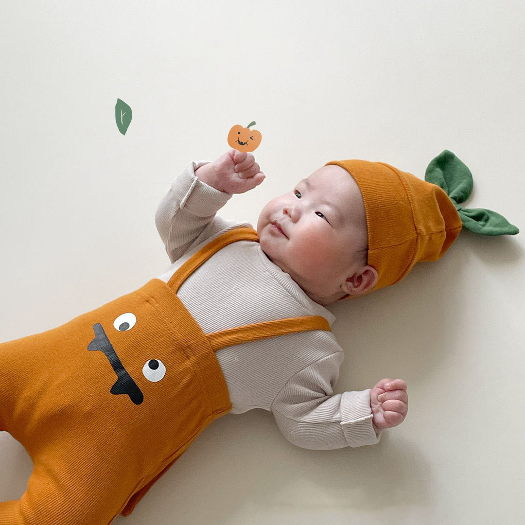 【73-90】帽子付きハロウィンサロペット