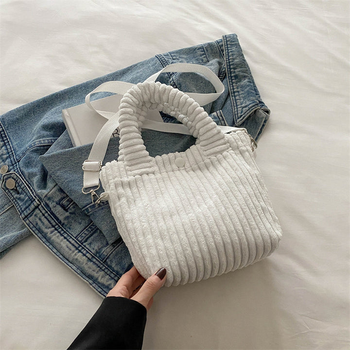 コーデュロイ2Wayバッグ