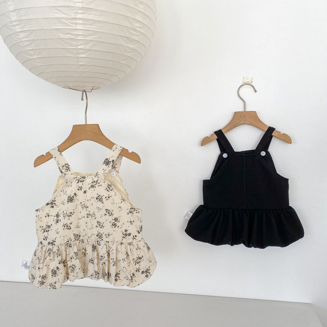 【73-110】裾バルーンサロペットスカート