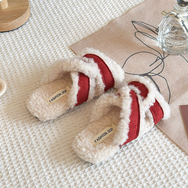 【15.5-21.5】クロスデザインボアサンダル