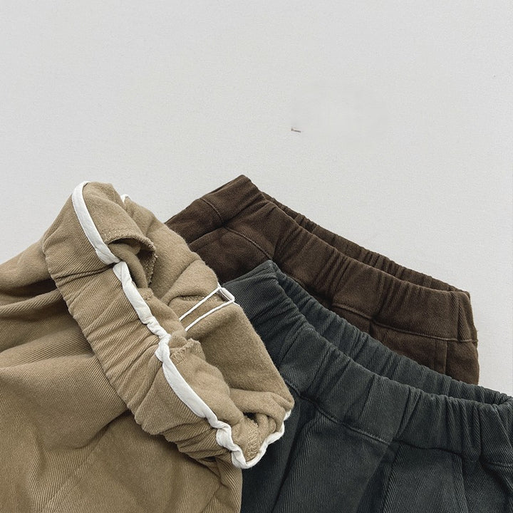 【80-130】カジュアルロングパンツ