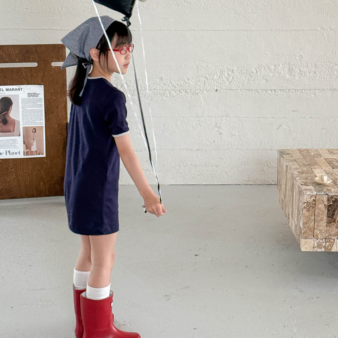 【80-130】Tシャツミニワンピース