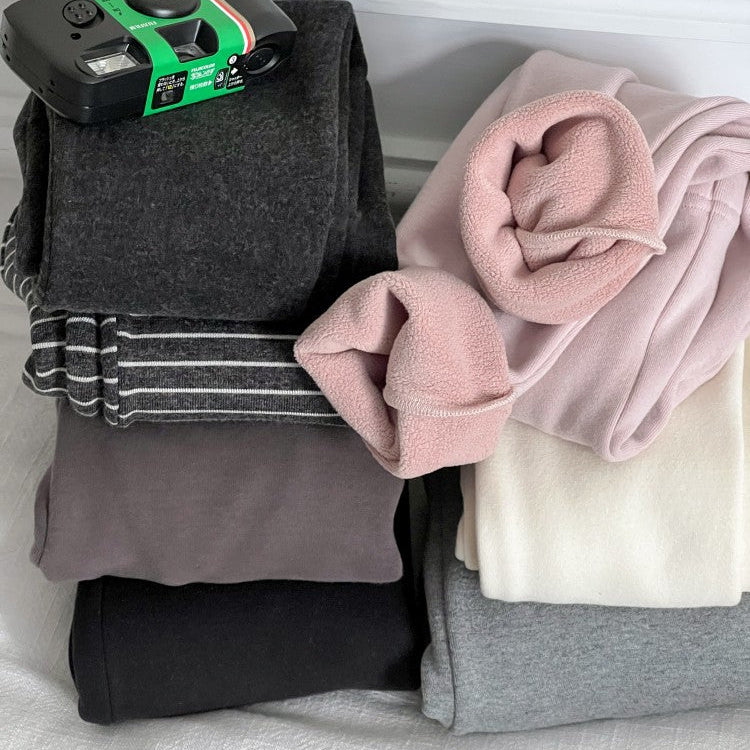 【90-150】裏起毛シンプルレギンスパンツ