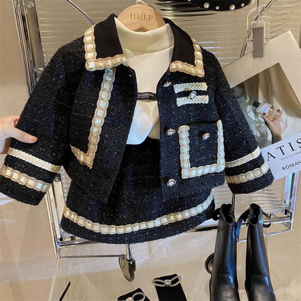 【90-140】リボン＆刺繍デザインセットアップ