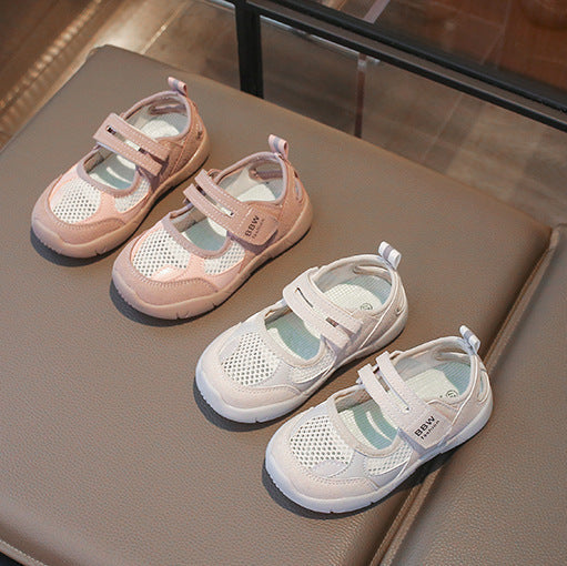 【14.0-18.5】ワンベルトメッシュサンダル
