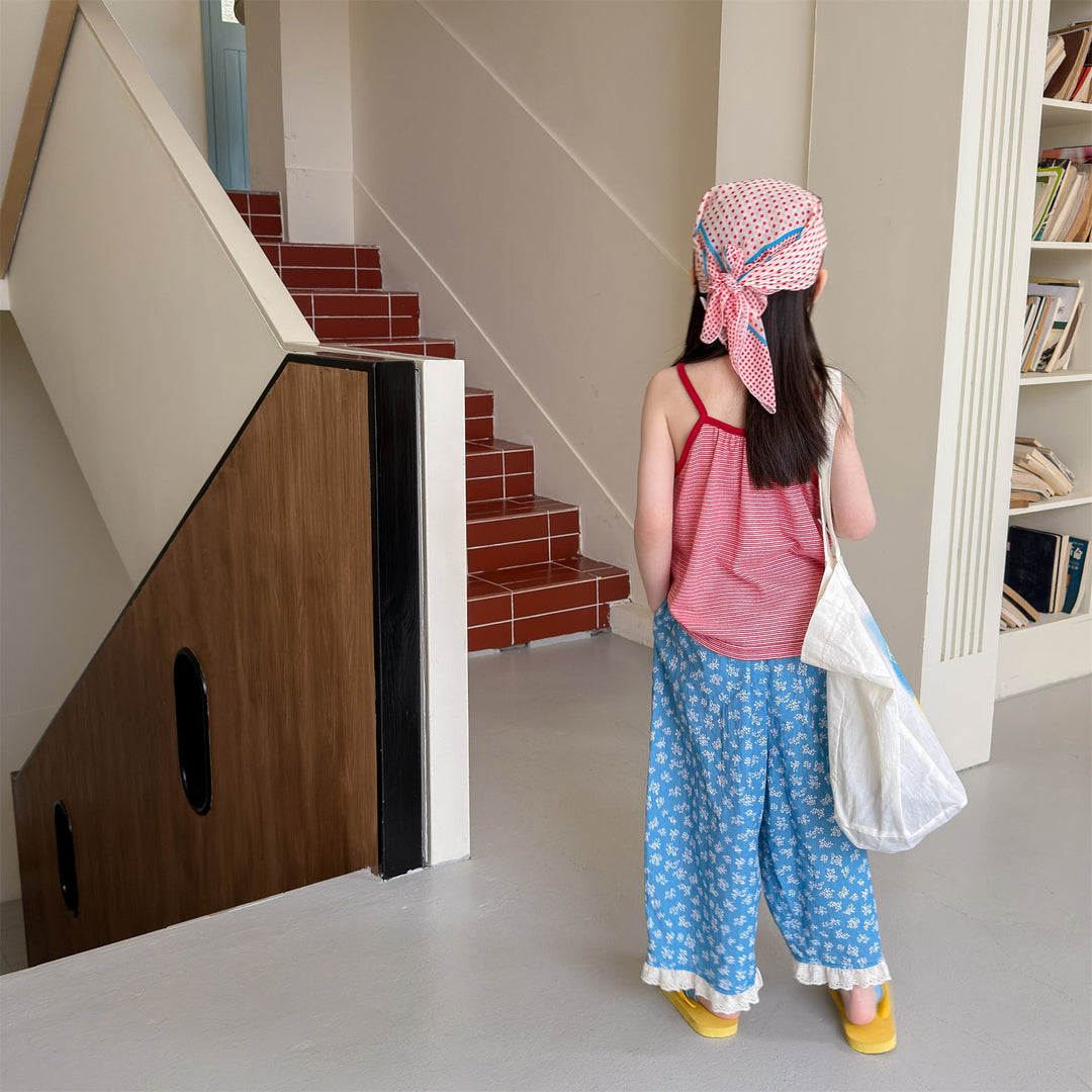 【80-130】細ボーダーキャミソール