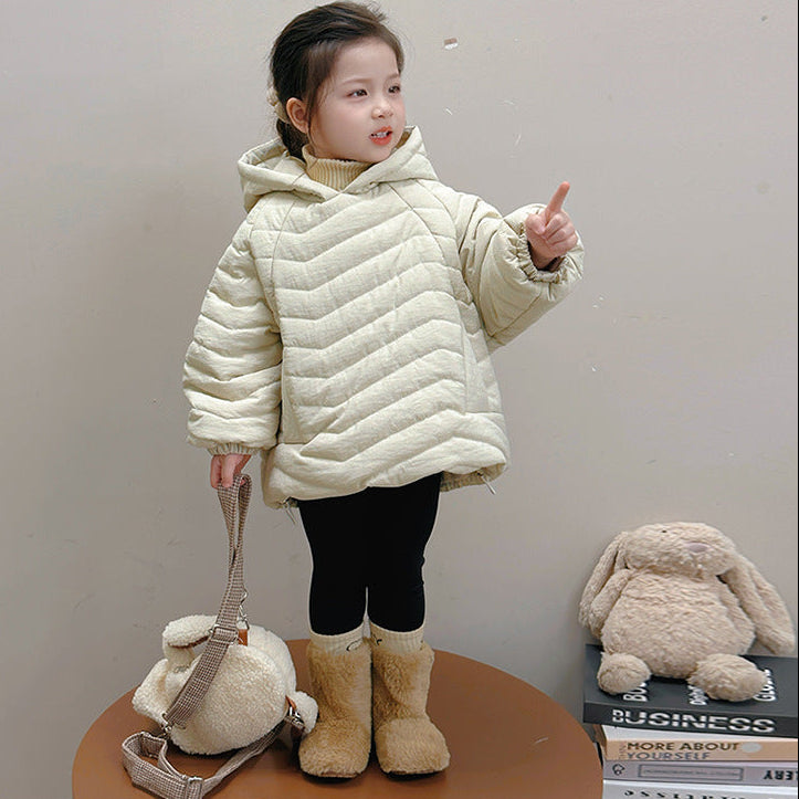 【90-140】フード付きプルオーバーコート