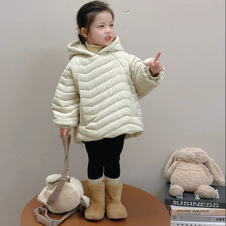 【90-140】フード付きプルオーバーコート