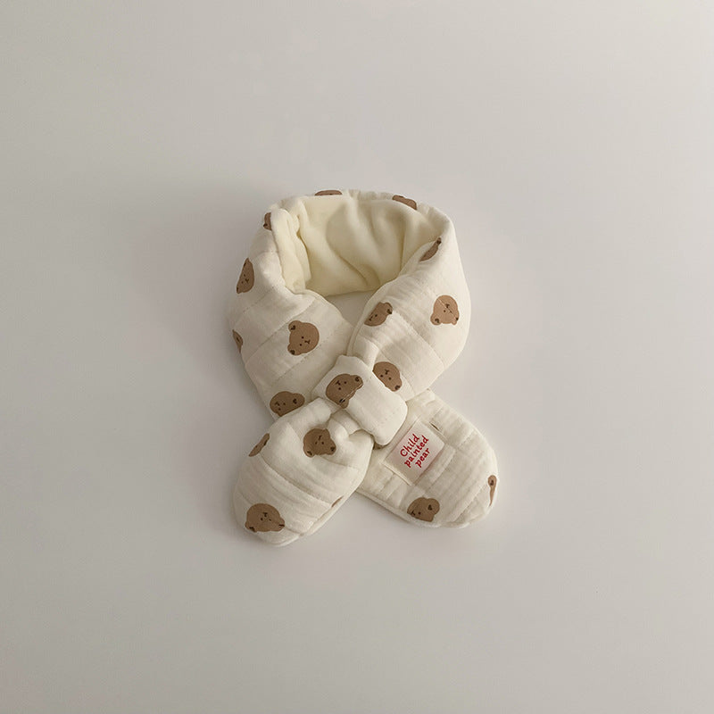 【1Y-6Y】パターンプリントループ付きマフラー