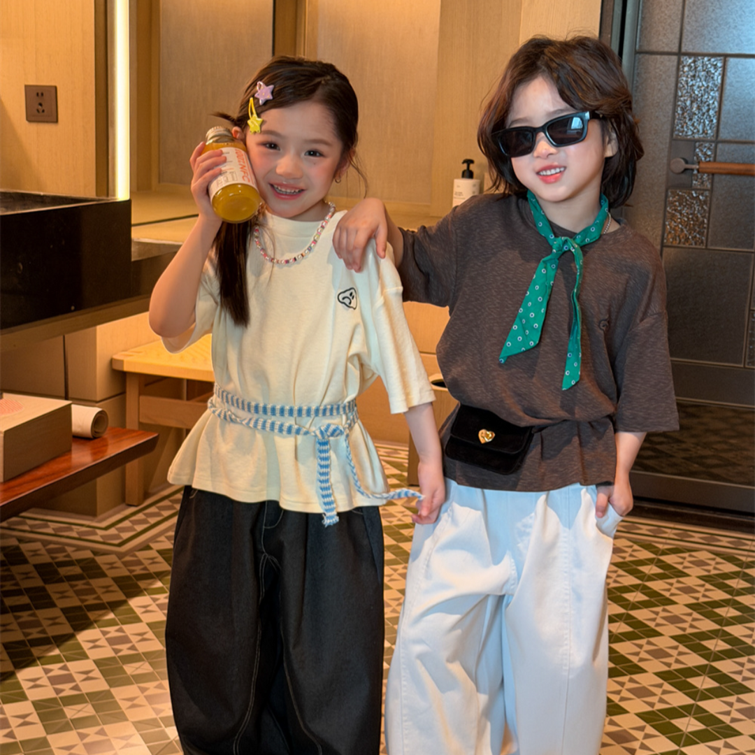 【90-150】ワンポイントデザインＴシャツ