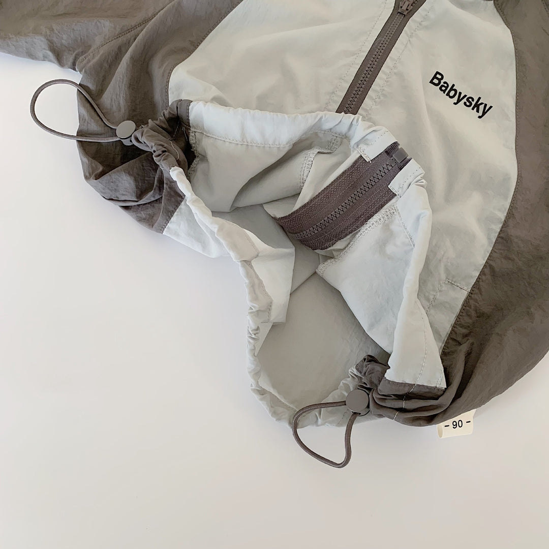 【90-140】カジュアルフーディーブルゾン