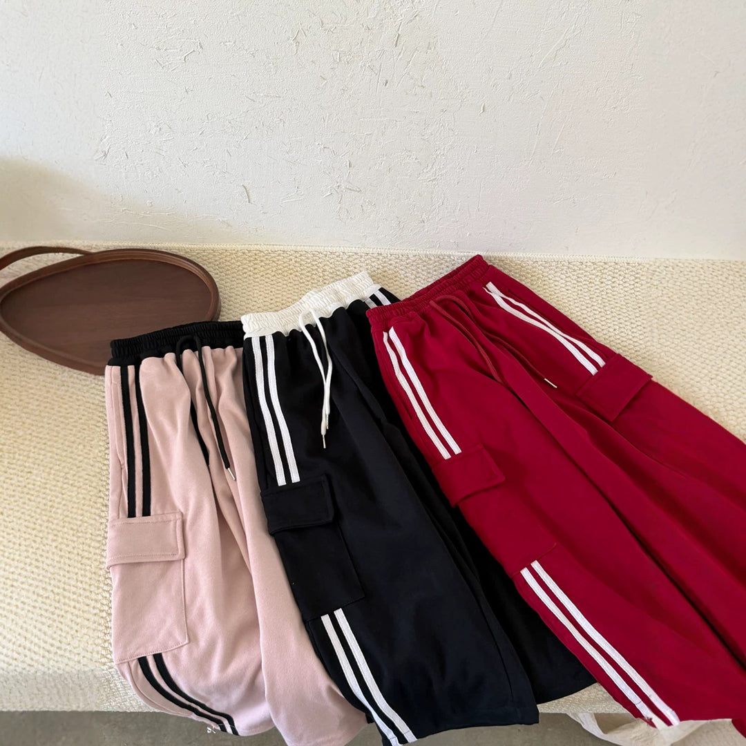 【100-150】サイドライントラックパンツ