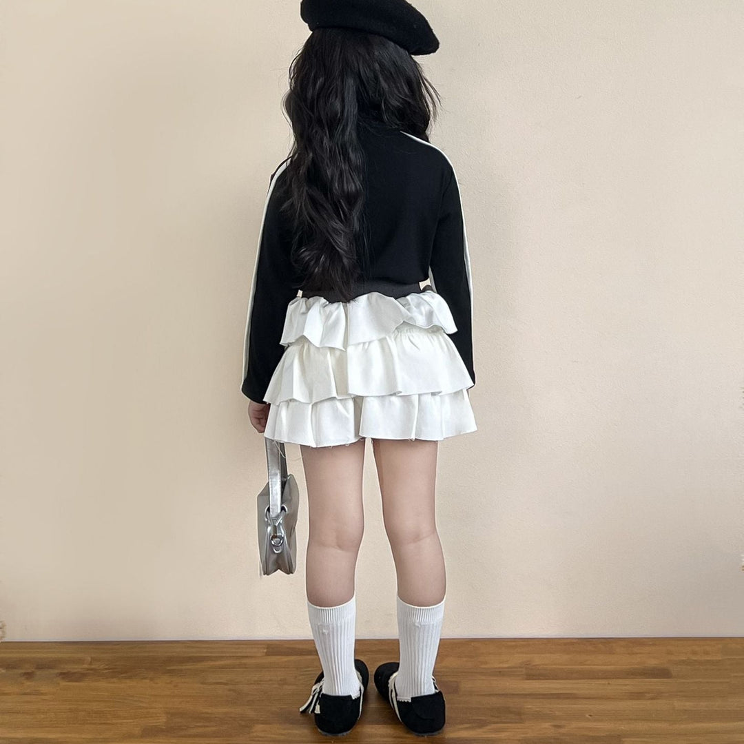 【90-140】スリーブラインハイネックカットソー