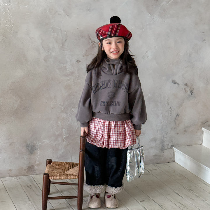 【80-130】ロゴプリントフーディートレーナー