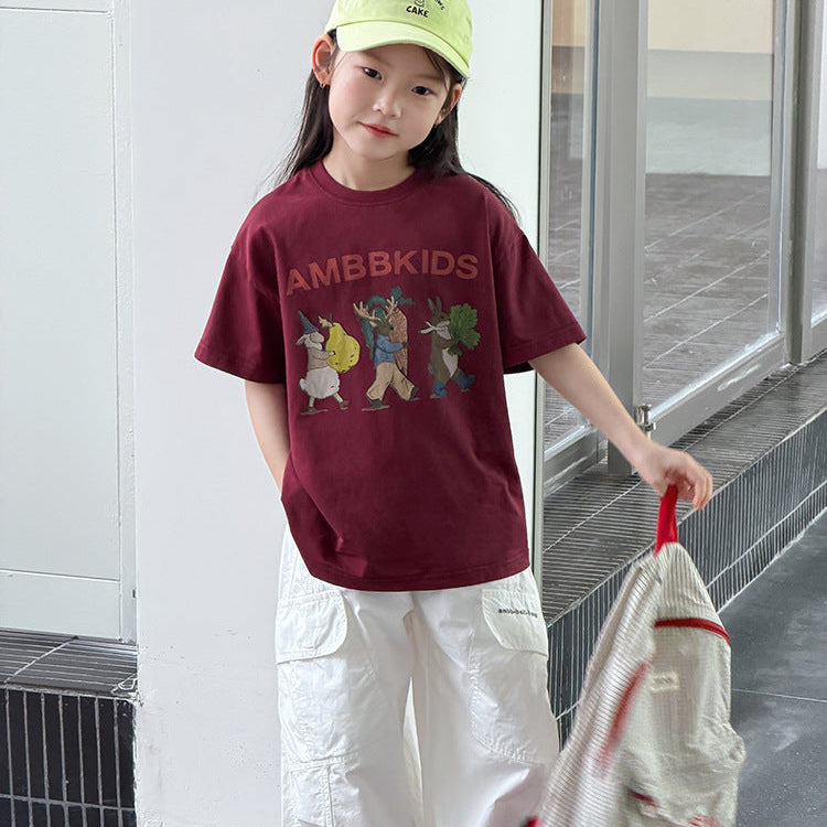 【100-150】アニマルデザインTシャツ
