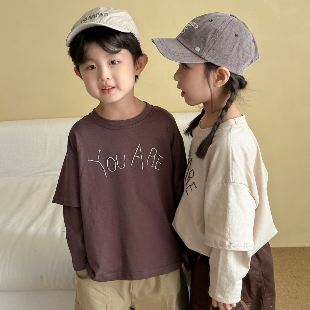 【80-150】YOU AREロングTシャツ