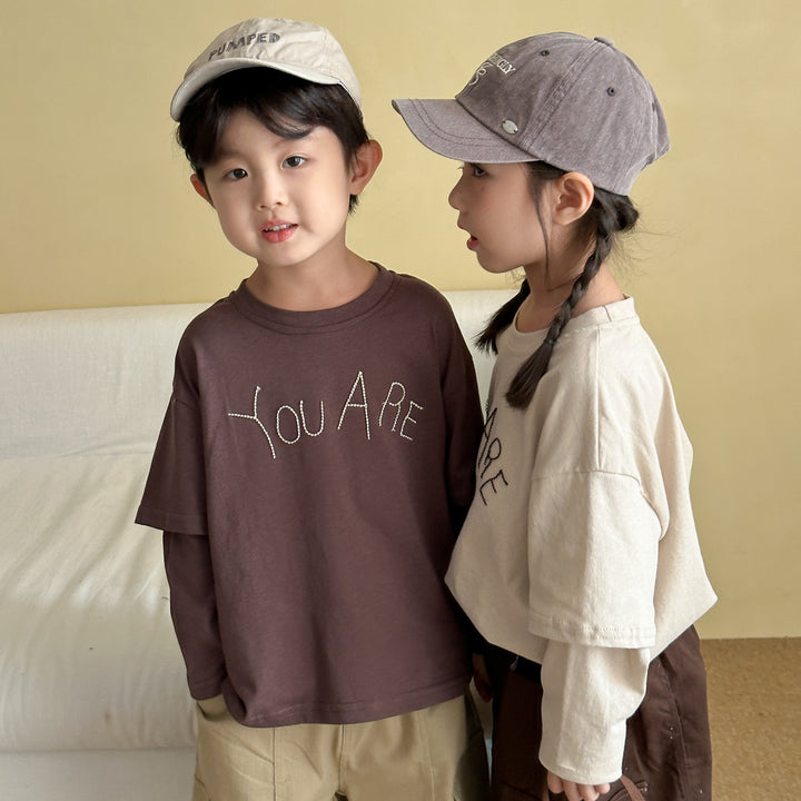 【80-150】YOU AREロングTシャツ